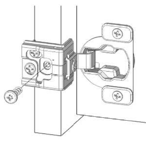 US-Style Soft-Closing Hinge With 3D Adjustment (one-way)